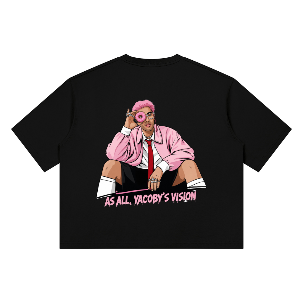 Yacoby "As All Vision" Print Unisex Oversized T-Shirt