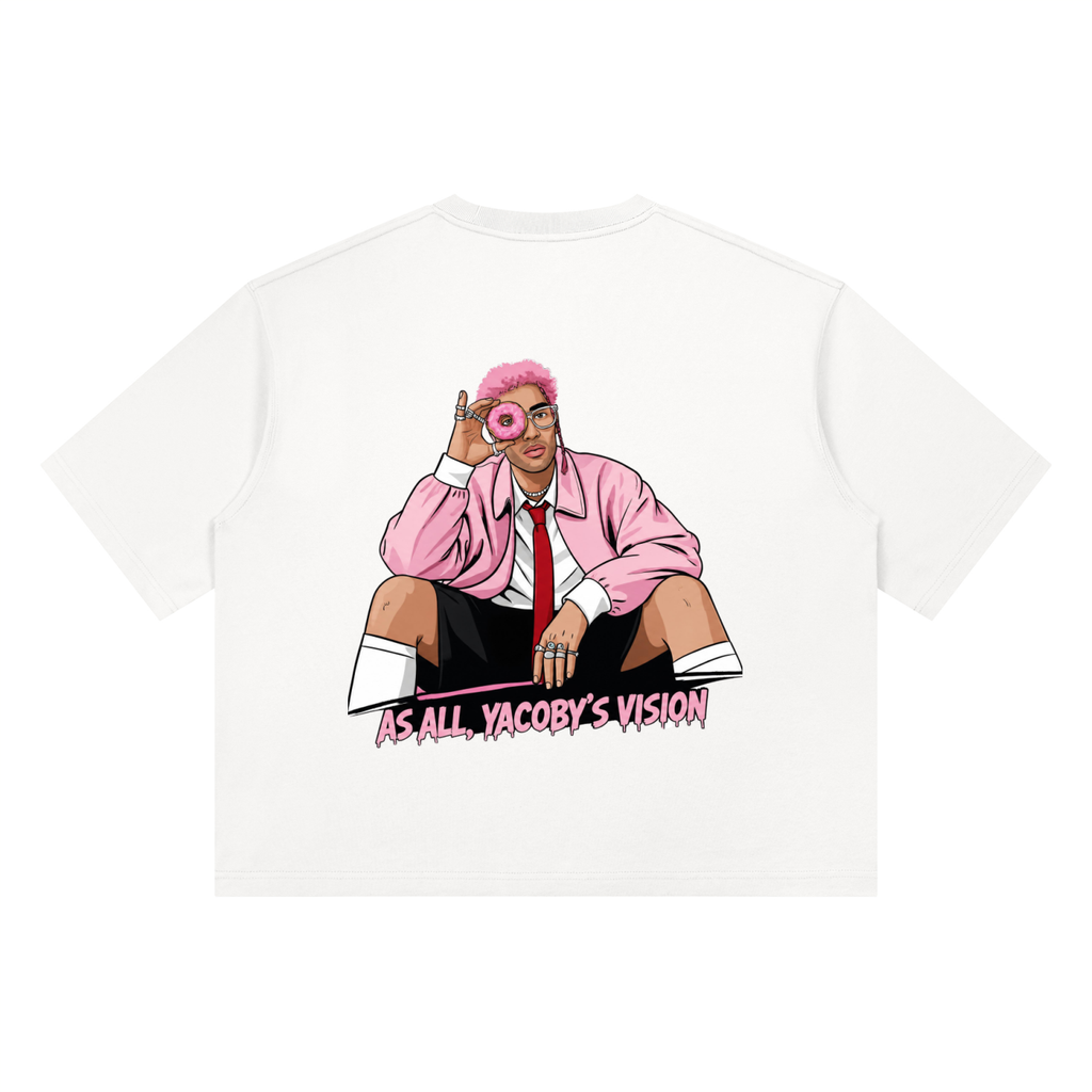 Yacoby "As All Vision" Print Unisex Oversized T-Shirt