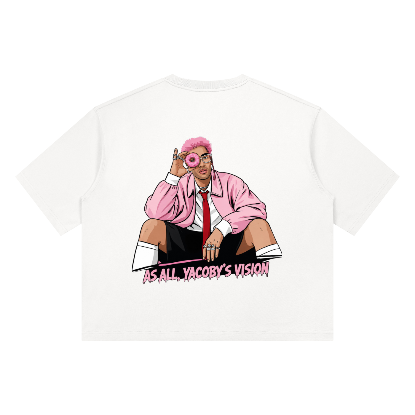 Yacoby "As All Vision" Print Unisex Oversized T-Shirt