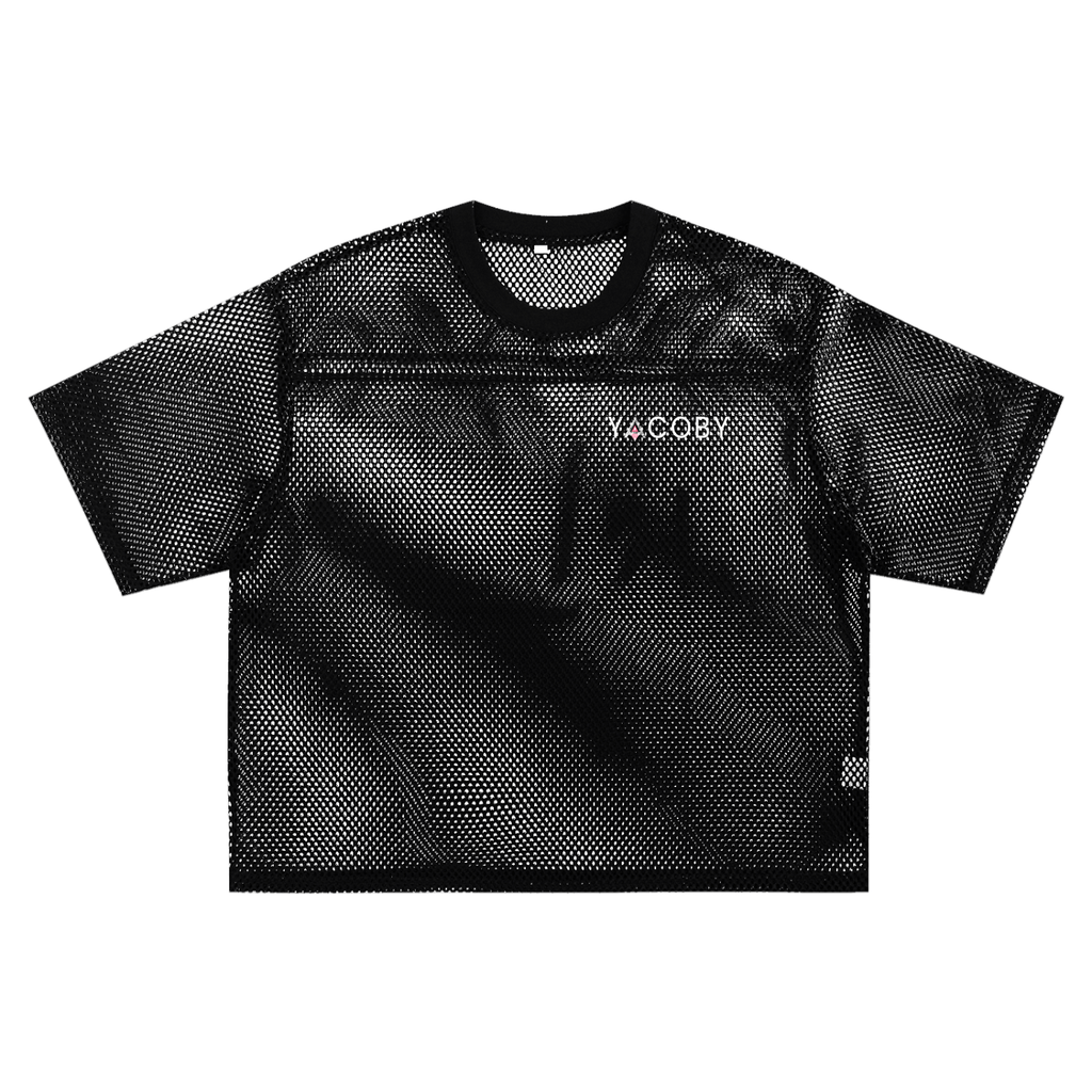 See-through Boxy Net T-Shirt