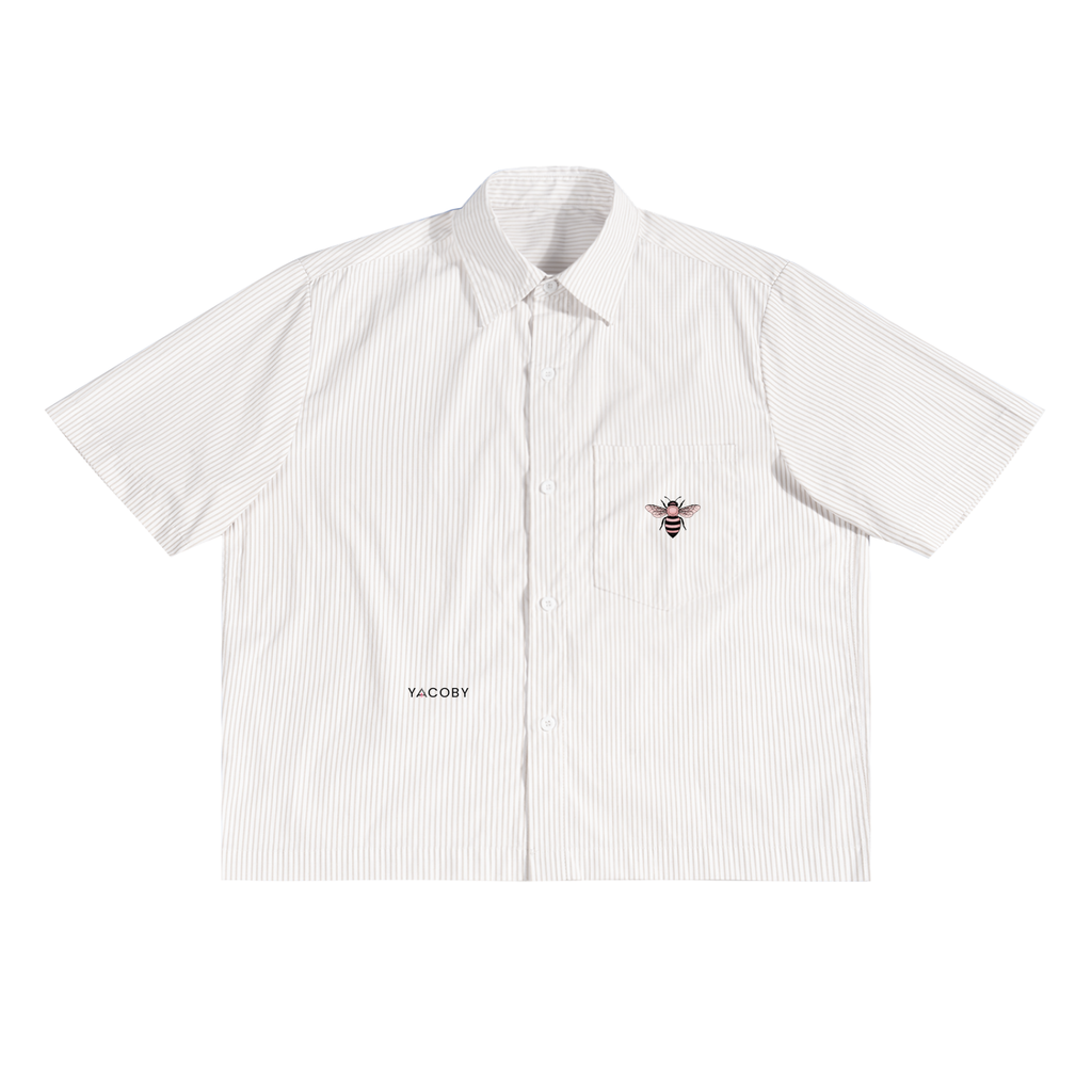 Yacoby Oversized Vertical Stripe Shirt