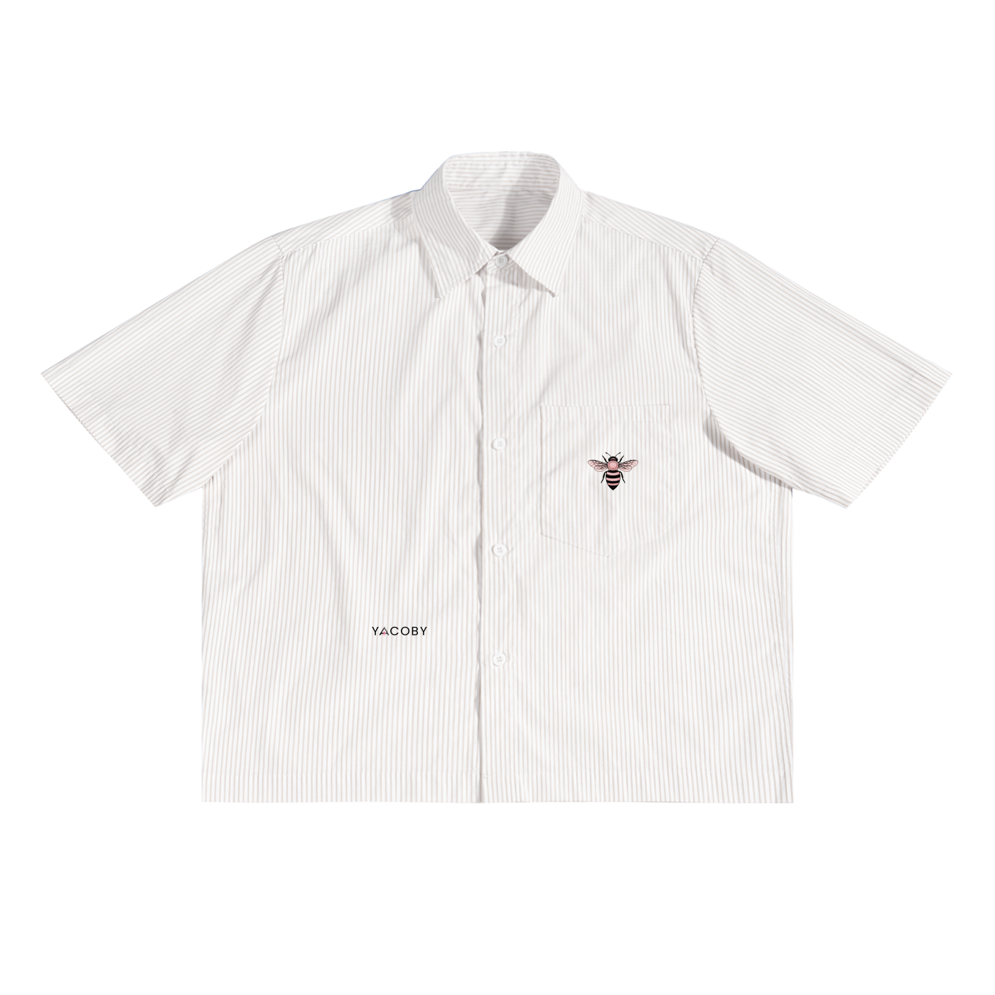 Yacoby Oversized Vertical Stripe Shirt