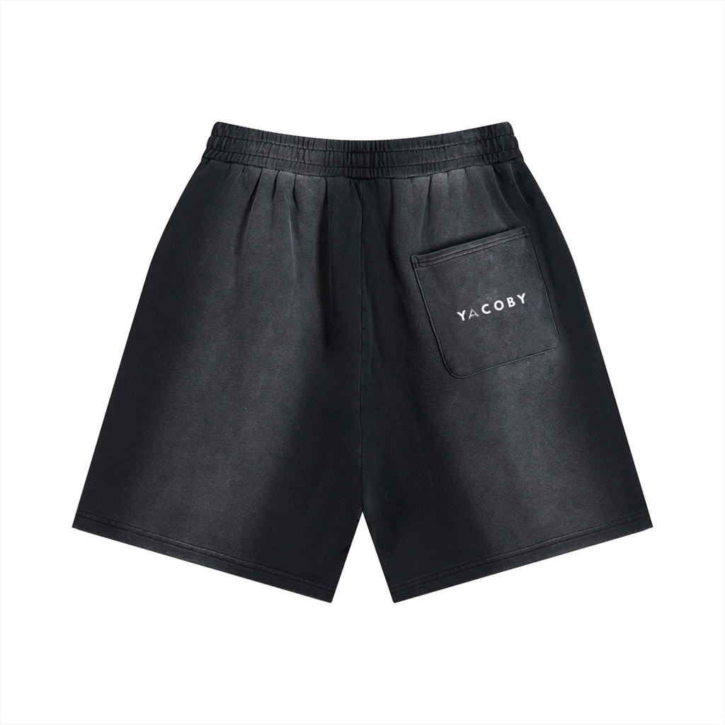 Yacoby Sun Fade Distressed Shorts