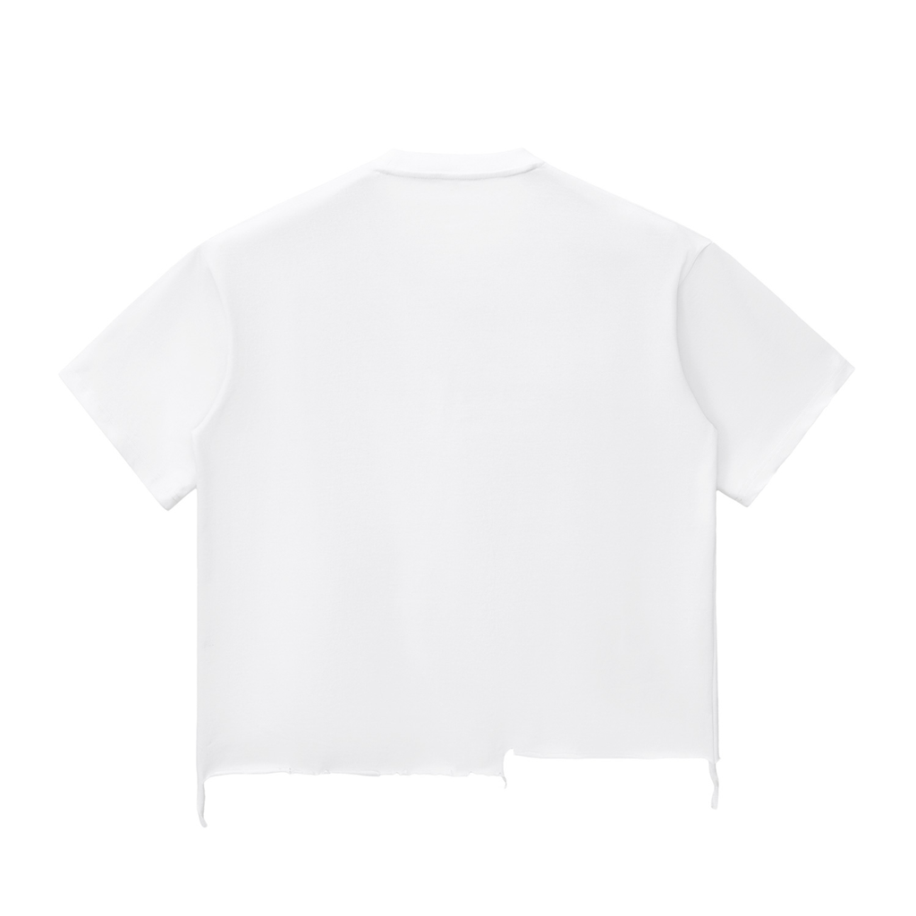 Yacoby's Like a Bee Snow Wash Raw-Hem Boxy T-shirt