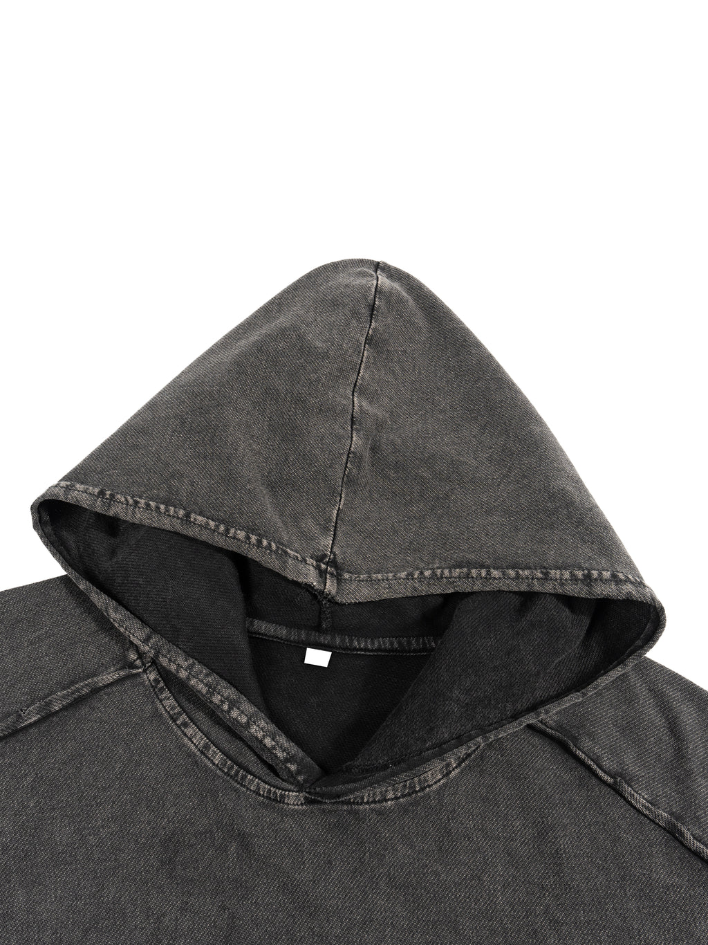Yacoby Snow Washed Boxy Hooded Tank Top
