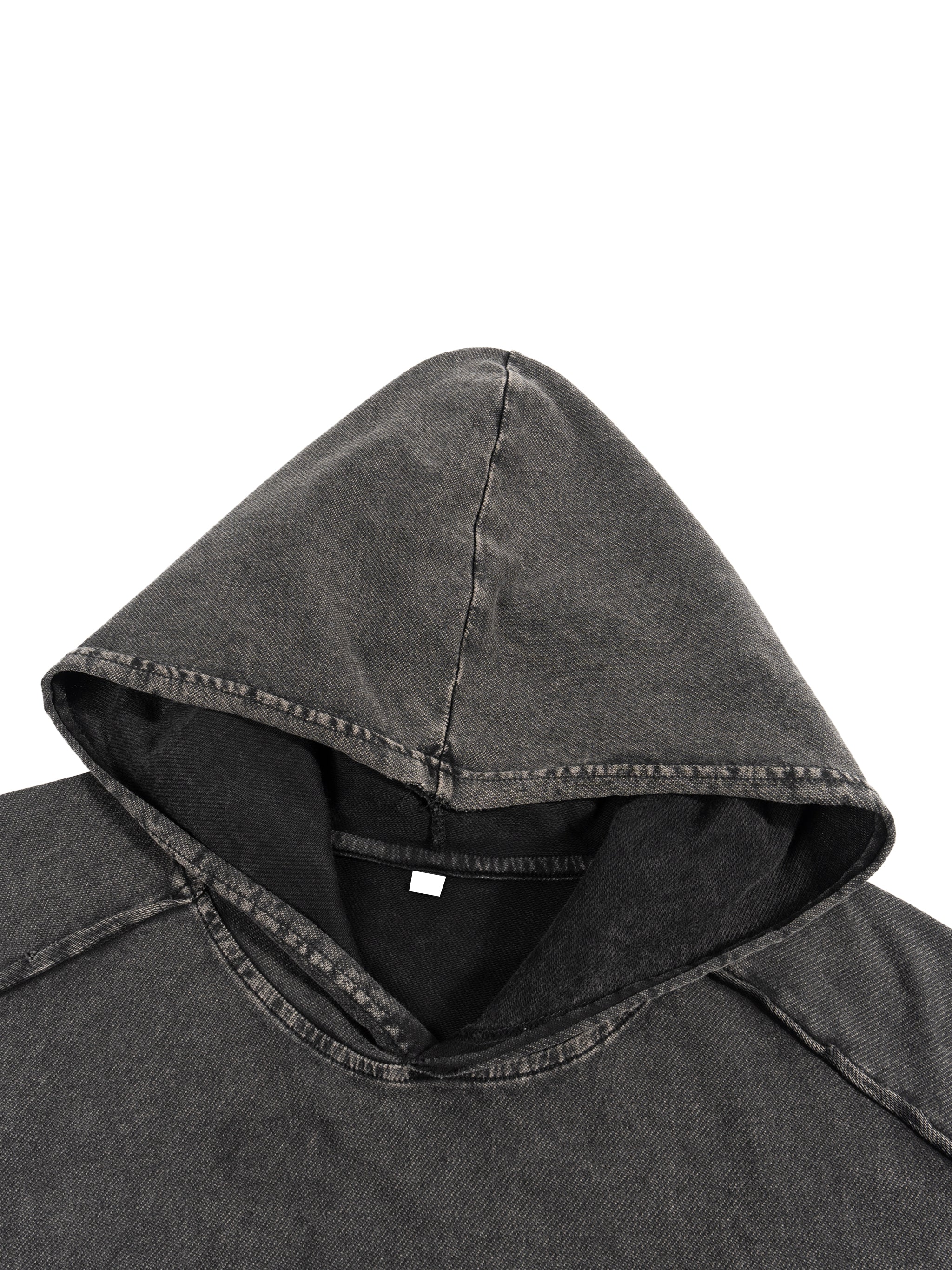 Yacoby Snow Washed Boxy Hooded Tank Top