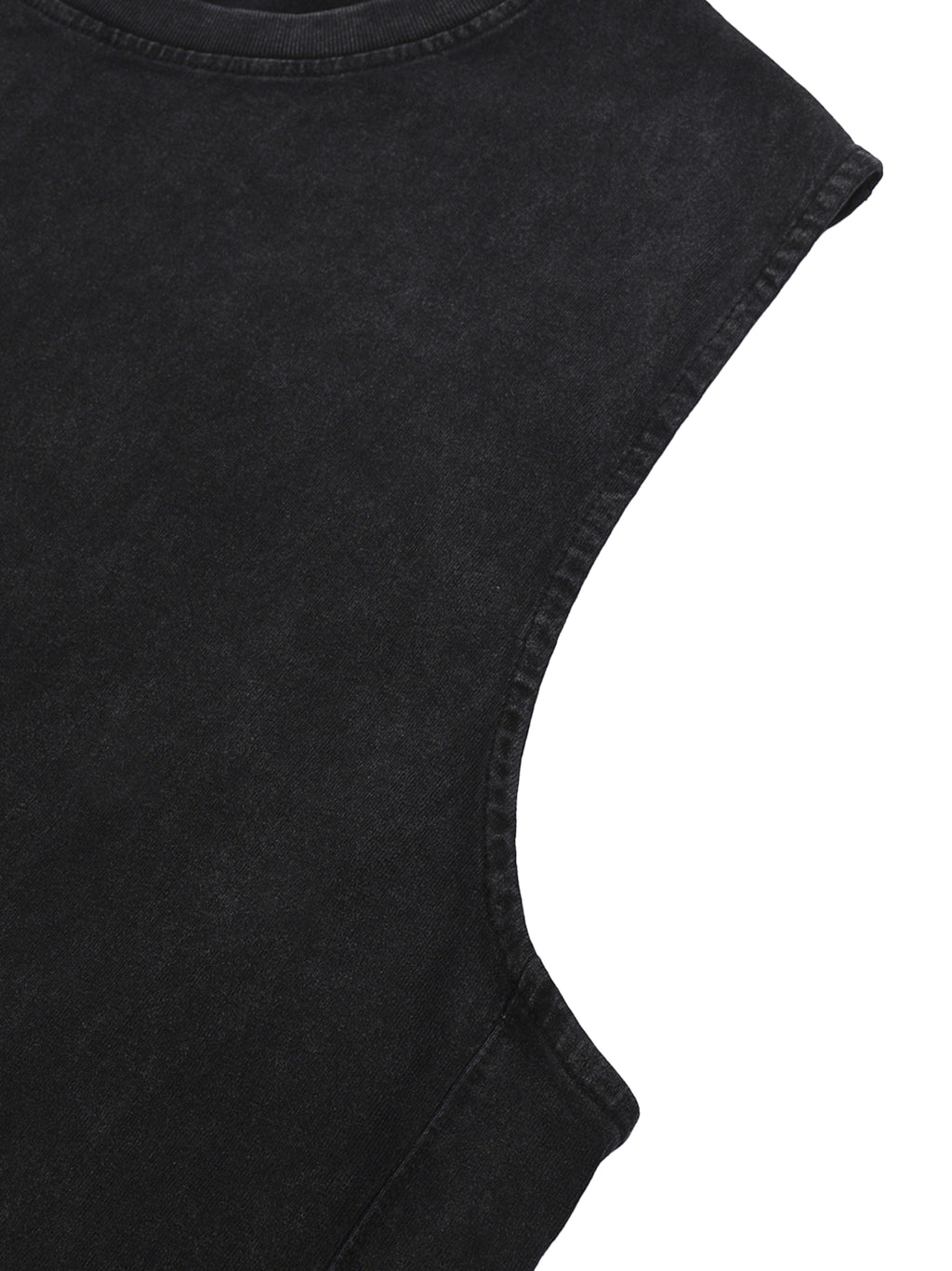 Yacoby Snow Washed Raw- Hem Tank Top