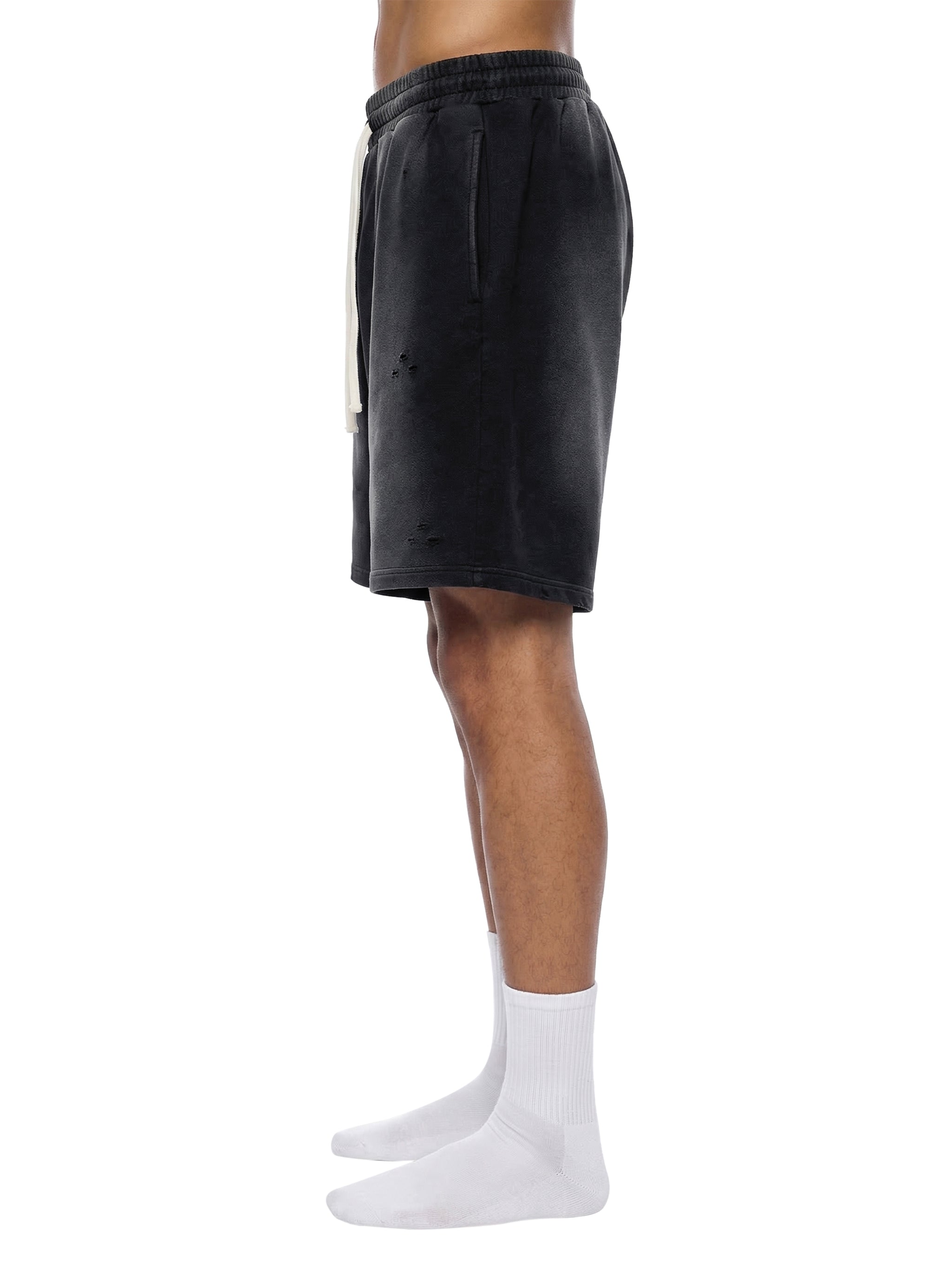 Yacoby Sun Fade Distressed Shorts