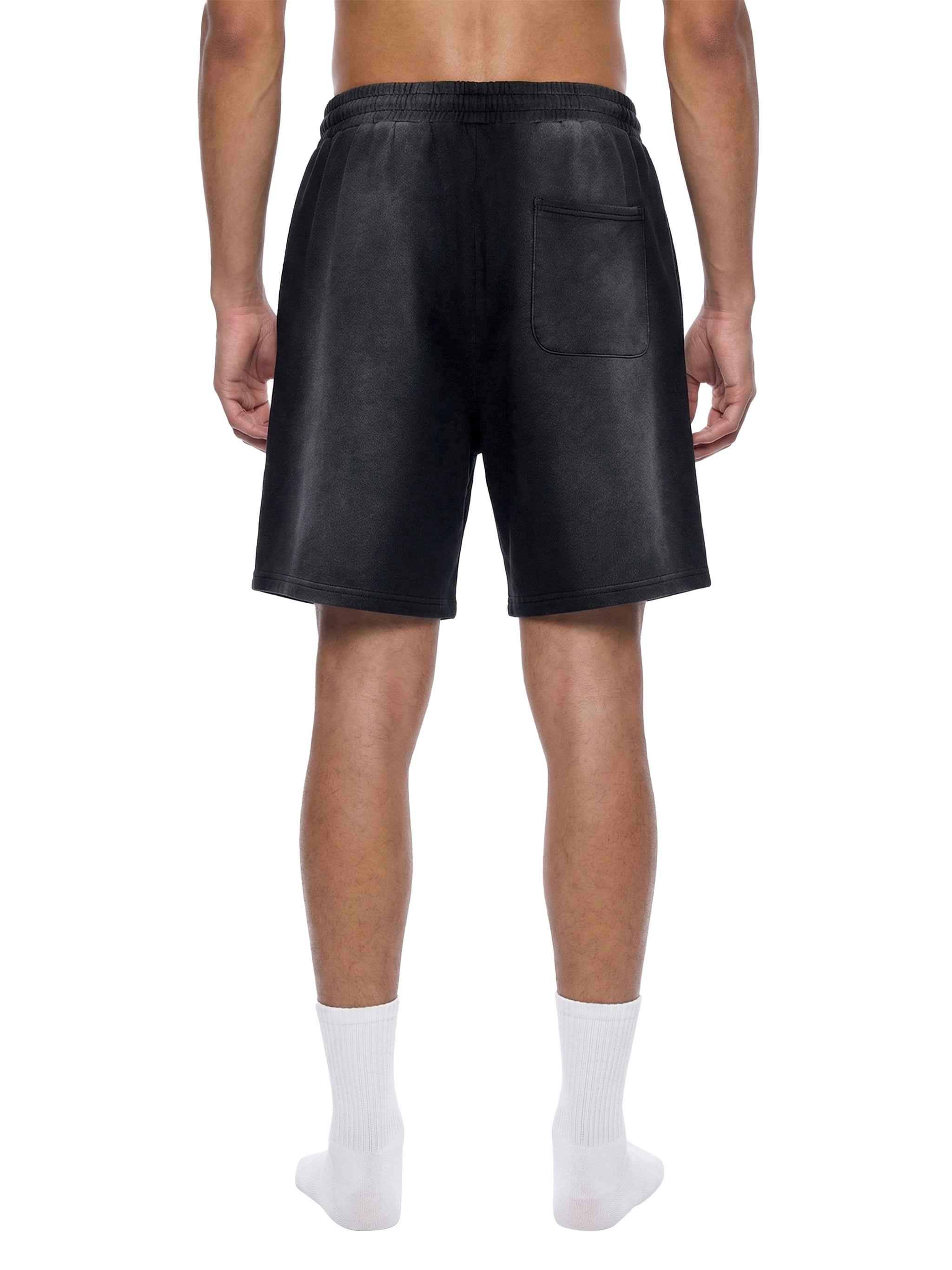 Yacoby Sun Fade Distressed Shorts